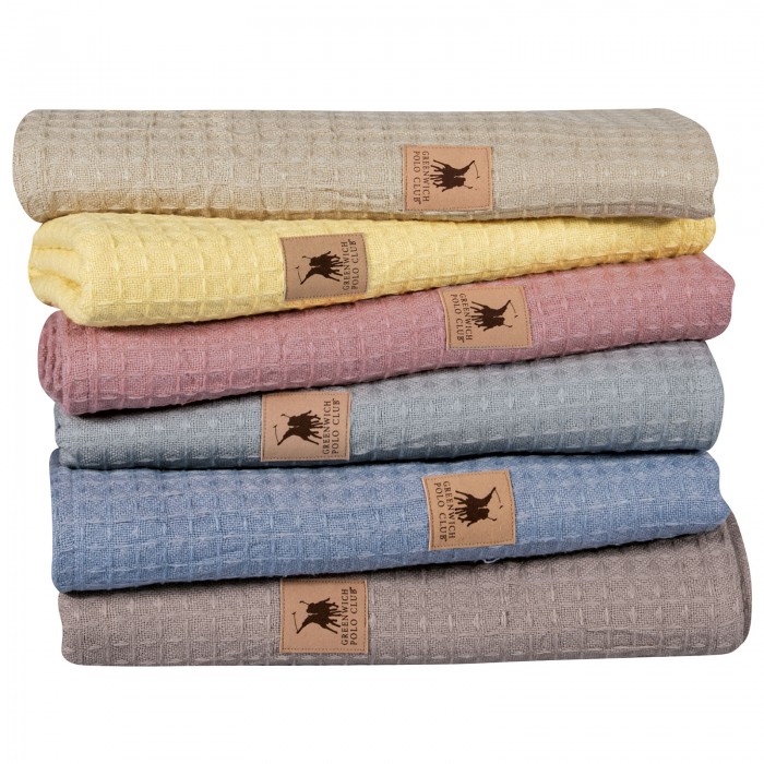 GREENWICH POLO CLUB ΚΟΥΒΕΡΤΑ ΠΙΚΕ 80X110 ΒΑΒΥ 3403 GREY