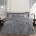 GREENWICH POLO CLUB ΚΟΥΒΕΡΤΟΠΑΠΛΩΜΑ RABBIT FAUX FUR ΥΠΕΡΔΙΠΛΟ 3446 GREY