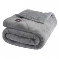 GREENWICH POLO CLUB ΚΟΥΒΕΡΤΟΠΑΠΛΩΜΑ RABBIT FAUX FUR ΥΠΕΡΔΙΠΛΟ 3446 GREY
