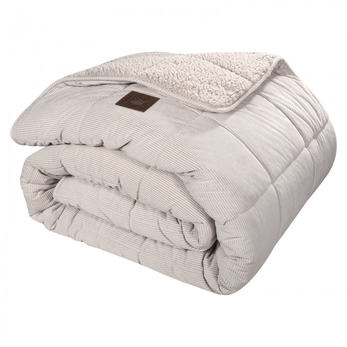 GREENWICH POLO CLUB ΚΟΥΒΕΡΤΟΠΑΠΛΩΜΑ ΥΠΕΡΔΙΠΛΟ SHERPA 3481 TAUPE