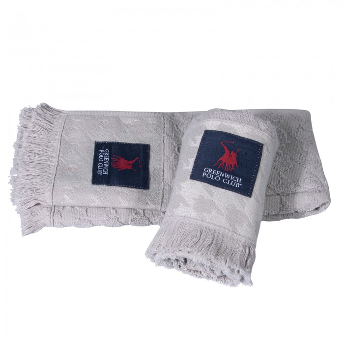 GREENWICH POLO CLUB ΠΕΤΣΕΤΕΣ ΚΟΥΖΙΝΑΣ ΣΕΤ 2TMX 40Χ60 2699 GREY