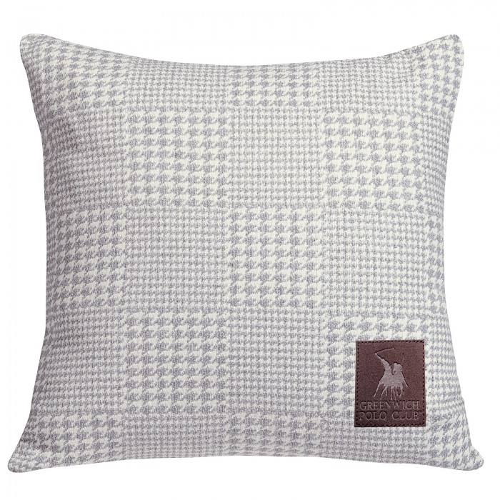 GREENWICH POLO CLUB ΔΙΑΚΟΣΜΗΤΙΚΟ ΜΑΞΙΛΑΡΙ 42X42 2784 ΓΚΡΙ, ΕΚΡΟΥ