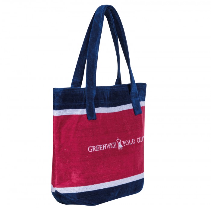 GREENWICH POLO CLUB ΤΣΑΝΤΑ ΘΑΛΑΣΣΗΣ 55Χ40 3864 BLUE, RED