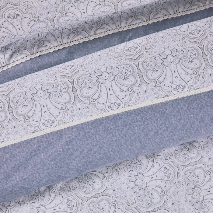 DAS HOME ΚΟΥΒΕΡΛΙ KING PRESTIGE 1693 BLUE, GREY