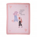 DAS KIDS ΚΟΥΒΕΡΛΙ ΜΟΝΟ 4940 GREY, PINK