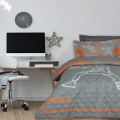 DAS KIDS ΚΟΥΒΕΡΛΙ ΜΟΝΟ 4941 GREY, ORANGE