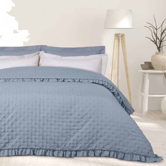 DAS HOME ΚΟΥΒΕΡΛΙ ΥΠΕΡΔΙΠΛΟ HAPPY 9657 BLUE