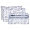 DAS HOME ΣΕΤ ΠΑΠΛΩΜΑΤΟΘΗΚΗ ΜΟΝΗ HAPPY FLANNEL 9636 GREY, IVORY