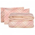 DAS HOME ΣΕΤ ΠΑΠΛΩΜΑΤΟΘΗΚΗ ΜΟΝΗ HAPPY FLANNEL 9638 ECRU, NUDE