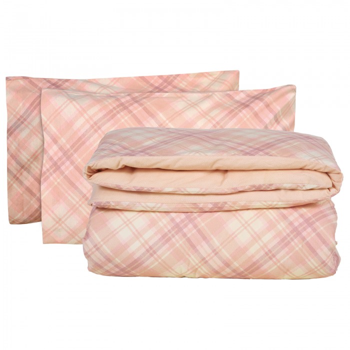 DAS HOME ΣΕΤ ΠΑΠΛΩΜΑΤΟΘΗΚΗ ΜΟΝΗ HAPPY FLANNEL 9638 ECRU, NUDE
