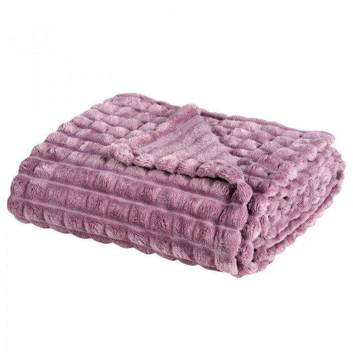 DAS HOME ΚΟΥΒΕΡΤΑ FLEECE 130Χ170 1358 DUSTY PURPLE