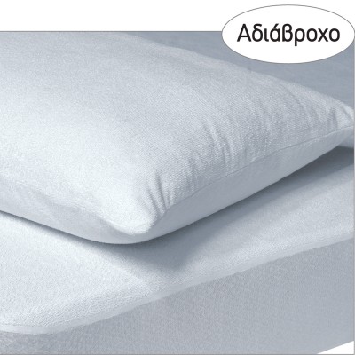 DAS HOME 1089 ΕΠΙΣΤΡΩΜΑ 180Χ200+35 ΑΔΙΑΒΡΟΧΟ WHITE