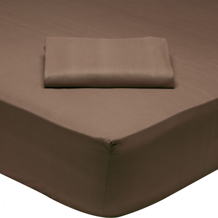 DAS HOME 1004 ΣΕΝΤΟΝΙ ΗΜΙΔΙΠΛΟ ΜΕ ΛΑΣΤΙΧΟ COFFEE BROWN COFFEE BROWN