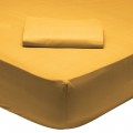 DAS HOME ΣΕΝΤΟΝΙ ΗΜΙΔΙΠΛΟ ΜΕ ΛΑΣΤΙΧΟ MUSTARD 1019 MUSTARD