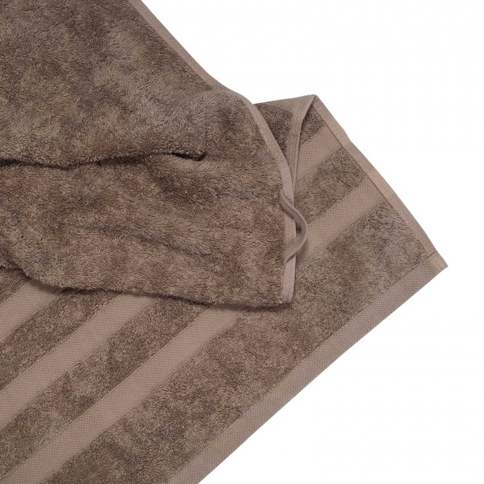 DAS HOME ΠΕΤΣΕΤΑ ΜΠΑΝΙΟΥ PRESTIGE 90Χ160 1162 TAUPE