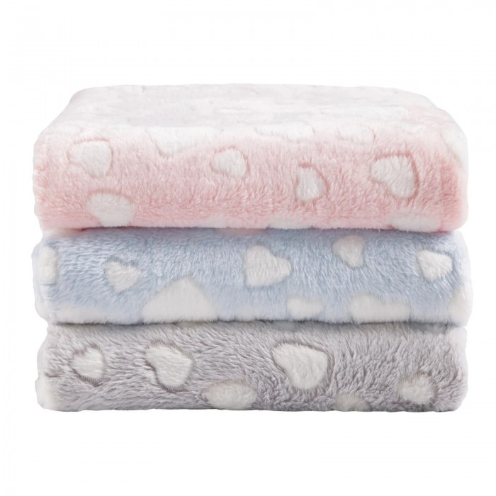 DAS BABY ΚΟΥΒΕΡΤΑ FLEECE 75X100 RELAX 4908 LIGHT BLUE