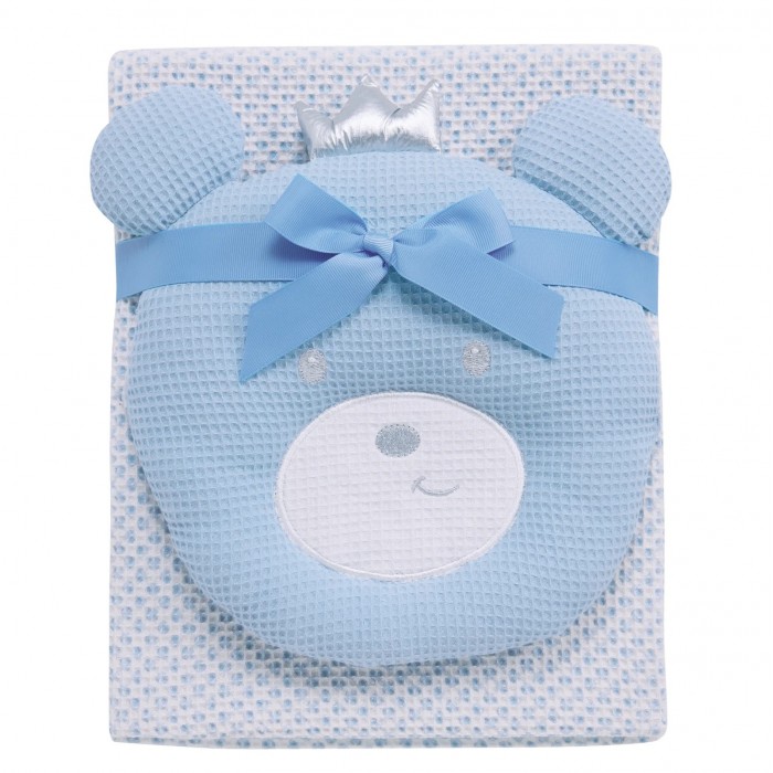 DAS BABY ΚΟΥΒΕΡΤΑ ΠΙΚΕ 75X100 RELAX 4959 BLUE, WHITE