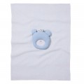 DAS BABY ΚΟΥΒΕΡΤΑ ΠΙΚΕ 75X100 RELAX 4959 BLUE, WHITE