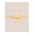 DAS BABY ΚΟΥΒΕΡΤΑ ΠΙΚΕ 75X100 RELAX 4961 YELLOW
