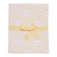 DAS BABY ΚΟΥΒΕΡΤΑ ΠΙΚΕ 75X100 RELAX 4961 YELLOW