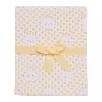 DAS BABY ΚΟΥΒΕΡΤΑ ΠΙΚΕ 75X100 RELAX 4961 YELLOW