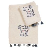 DAS BABY ΣΕΤ ΠΕΤΣΕΤΕΣ 2 ΤΕΜΑΧΙΩΝ ΚΕΝΤΗΤΕΣ SMILE 4965 GREY