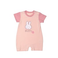 Miffy Des.12 Φορμάκι Καλοκαιρινό Ροζ Ανοιχτό Με Κέντημα 9-12 Mηνών/74 cm