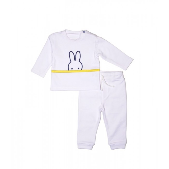 Miffy Des.60 Σετ Φόρμας 2τ Λευκό 12 Mηνών/80cm