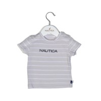 Nautica Des.15 T-Shirt  Jersey Organic Γκρι Ριγέ 86cm 12-18 μηνών
