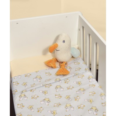 Σεντόνια κούνιας 3 τεμ 110x160 100% βαμβάκι Design 216 Oliver Baby