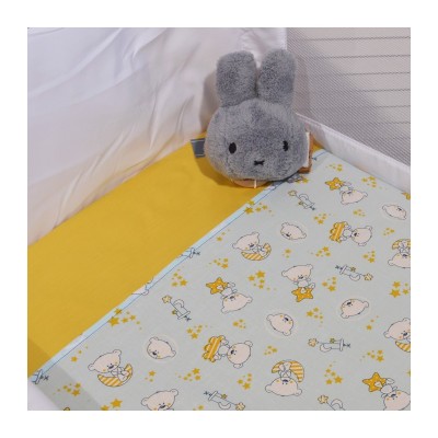 Σεντόνια Λίκνου Σετ 2τ -75x110-100% Βαμβάκι Design 205 Oliver Baby