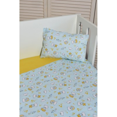 Σεντόνια κούνιας 3 τεμ 110x170 100% βαμβάκι Design 205 Oliver Baby