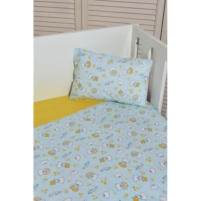 Σεντόνια κούνιας 3 τεμ 110x170 100% βαμβάκι Design 205 Oliver Baby