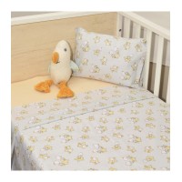 Σεντόνια Λίκνου Σετ 2τ -80x100-100% Βαμβάκι Design 213 Oliver Baby