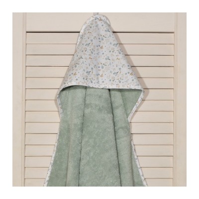 Μπουρνούζι κάπα 75x75 100% βαμβάκι 450 γρμ/τμ Design 403-1 Oliver Baby