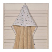 Μπουρνούζι κάπα 75x75 100% βαμβάκι 450 γρμ/τμ Design 404-1 Oliver Baby
