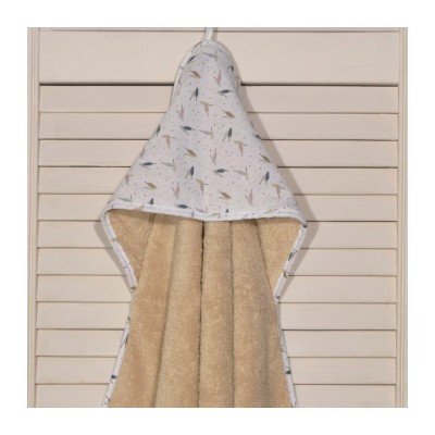 Μπουρνούζι κάπα 75x75 100% βαμβάκι 450 γρμ/τμ Design 404-1 Oliver Baby
