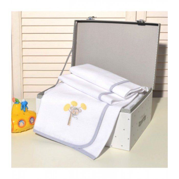 Oliver Baby Des.177 Πάνα Φανελένια Γκρι Σαλιγκαρι  80x80-200γρ/τμ