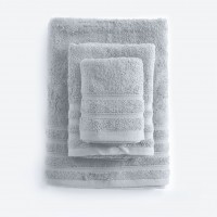 LAGOON - ΠΕΤΣΕΤΑ 100% ΒΑΜΒΑΚΙ ΠΕΝΙΕ 470gsm ΓΚΡΙ ΑΝΟΙΧΤΟ ΣΕΤ 3 ΤΕΜΑΧΙΩΝ (40X60, 50X90, 70X140)