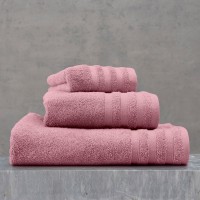 LAGOON - ΠΕΤΣΕΤΑ 100% ΒΑΜΒΑΚΙ ΠΕΝΙΕ 470gsm ΡΟΔΙ ΠΡΟΣΩΠΟΥ (50X90)