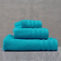 LAGOON - ΠΕΤΣΕΤΑ 100% ΒΑΜΒΑΚΙ ΠΕΝΙΕ 470gsm ΤΙΡΚΟΥΑΖ ΠΡΟΣΩΠΟΥ (50X90)