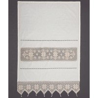 κουρτίνα 021 (50cm x 100cm) ecru με τούνελ
