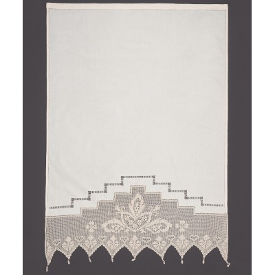 κουρτίνα 075 (50cm x 100cm) ecru με τούνελ