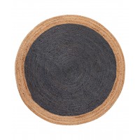 Χαλί γιούτα 1748 (120cm) natural/dark grey