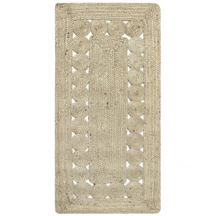 Χαλί γιούτα 1762 (70cm x 160cm) light grey