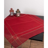 χριστουγεννιάτικο τραπεζοκαρέ (140cm x 140cm) 2448 κόκκινο
