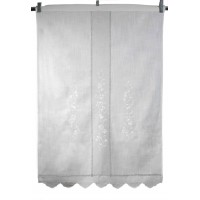 κουρτίνα 466 (120cm x 160cm) ivory/άμμου με τούνελ
