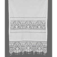 κουρτίνα 4703 (140cm x 260cm) λευκό με τούνελ