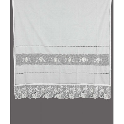κουρτίνα 5119 (160cm x 160cm) λευκή με τούνελ