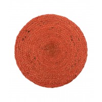 Σουπλά γιούτα (38cm) teracotta